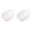 2Pcs Transparent Car Cover Lightweight Pe Material Full Car Coverage 3