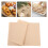 200Pcs Nonstick Baking Paper Sheets Light Brown Precut Oven Tray Liner 8