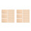 200Pcs Nonstick Baking Paper Sheets Light Brown Precut Oven Tray Liner 5