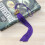 Purple Graduation Tassels Premium Polyester Silky for Ceremony 7