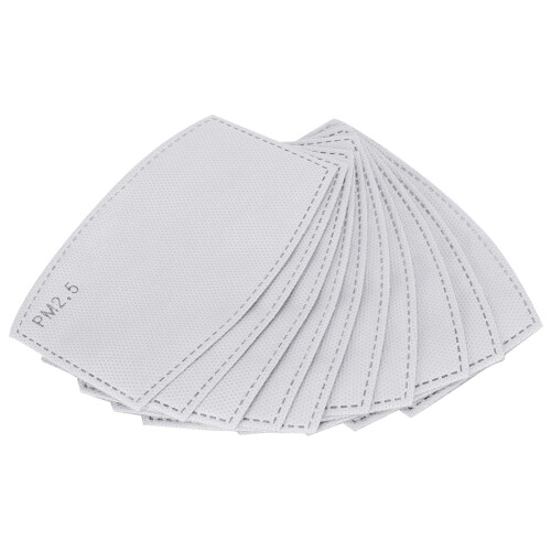 Non Woven Melt Blown Filter Activated Carbon Filter5Layers Protective Replaceable Filters Insert Breathable Fabric Materials Reduce Dust Pollution