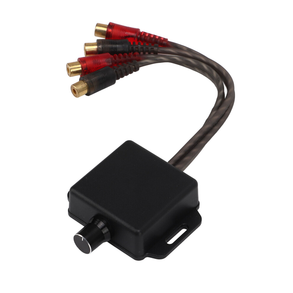 Volume Control Knob Car Audio Amplifier Rca Level Controller Bass Boost Amplifier Gain Level Subwoofer Output Signal Transmission Stereo Rca Input 9190834087900