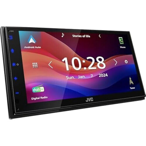 JVC Mono-Receiver - JVC - KW-M595DBT - 17,3 cm - DAB+/FM - CarPlay/Android Auto