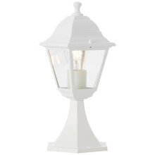 Außenwandleuchte NISSIE weiß - Brilliant - Metall/Glas - IP44 - 1xE27 60W