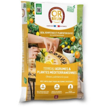 Zitrus- und Mediterrane Pflanzen-Erde - OR BRUN - OBRTAGR6U - 6L - Olivenbäume Palmen & Zykaden