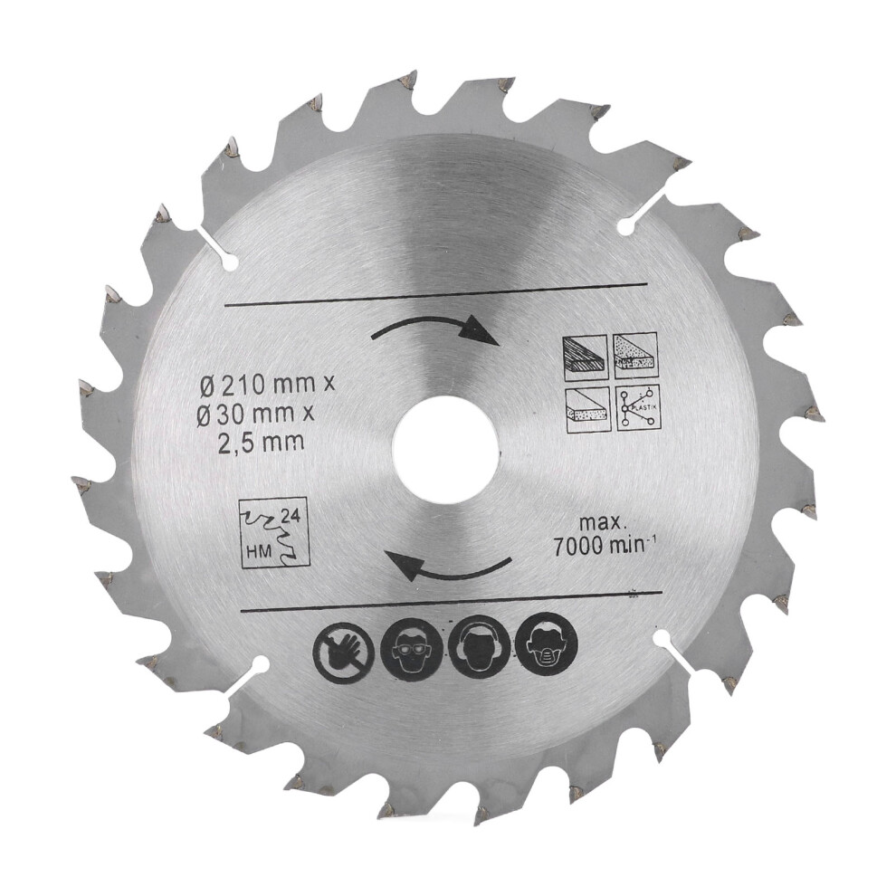 8" Carbide Circular Saw Blade 24-60T For Wood & Plastic 4991375597300