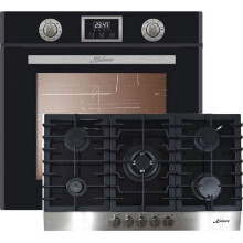 Kaiser Four Set, EH 6326 sp Quattro elettrico, Autonomo, 79L+ KCG 9386 Piano cottura a gas