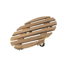 Rollende houten plantenbak-25 keer 25 keer 6.