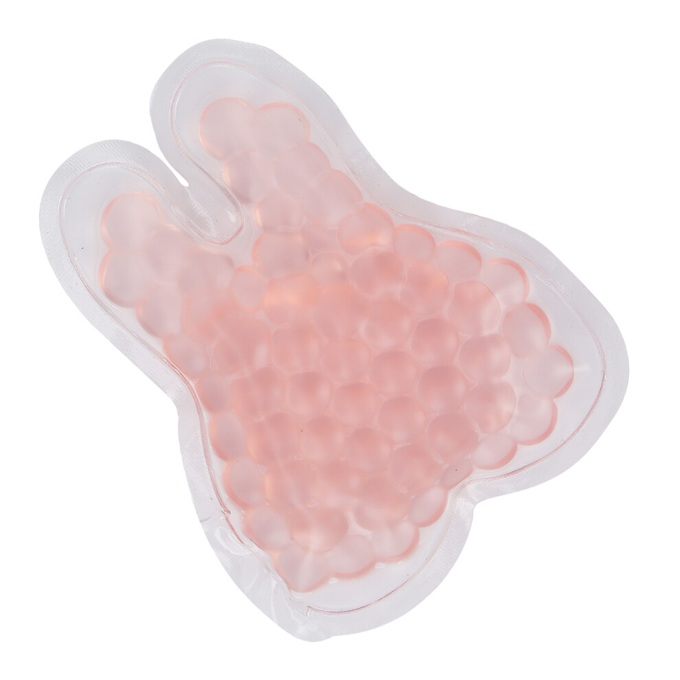 Comfortable Application Breast Gel Bead Ice Pack, Hot Cold Therapy for Nursing Pain Relief, Flexible Design, Reusable, Freezable, Microwavable,