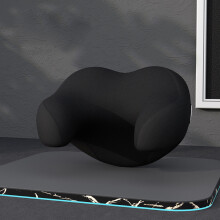 Pernă auto respirabilă pentru suportul gâtului, pernă auto în formă de U cu miez de spumă cu memorie, design ergonomic, curea reglabilă,
