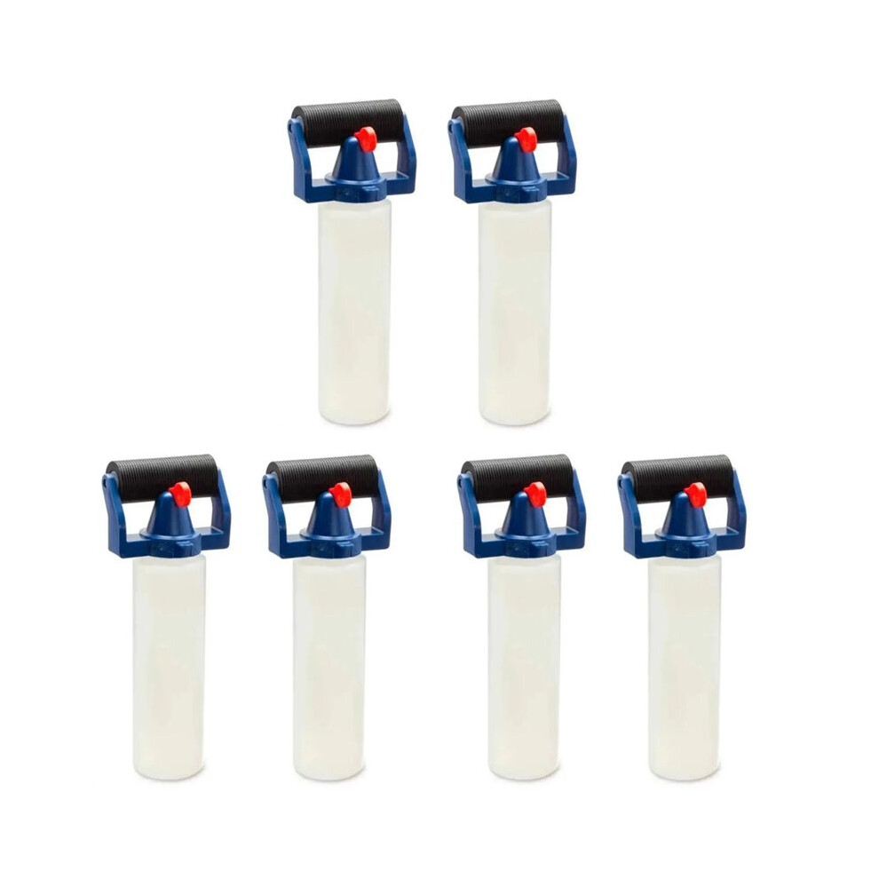 6Pcs Glue Applicator Roller Dispenser Pe Plastic Applicator Bottle 8Oz Glue Bottle For Wood Processing Painting Supply 6031357770951