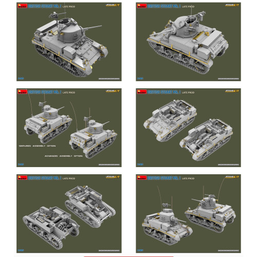 Miniart 35441 British Stuart Mk.I Late w/Interior 1:35 Model Kit 2