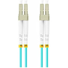 Cables de fibra óptica - LANBERG - LATIGEUR FIBRE 5M - LC/UPC dúplex - OM3 50/125 - Azul