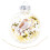 Elegant Bird Pattern Clear-    eurasian robin 1