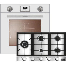 Set di cucina - Kaiser - EG 6374 - Forno elettrico - Piano cottura a gas - Autonettente pirolitico