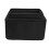 Foldable Sofa Tray with Side Pockets 600D Oxford Cloth Black 1