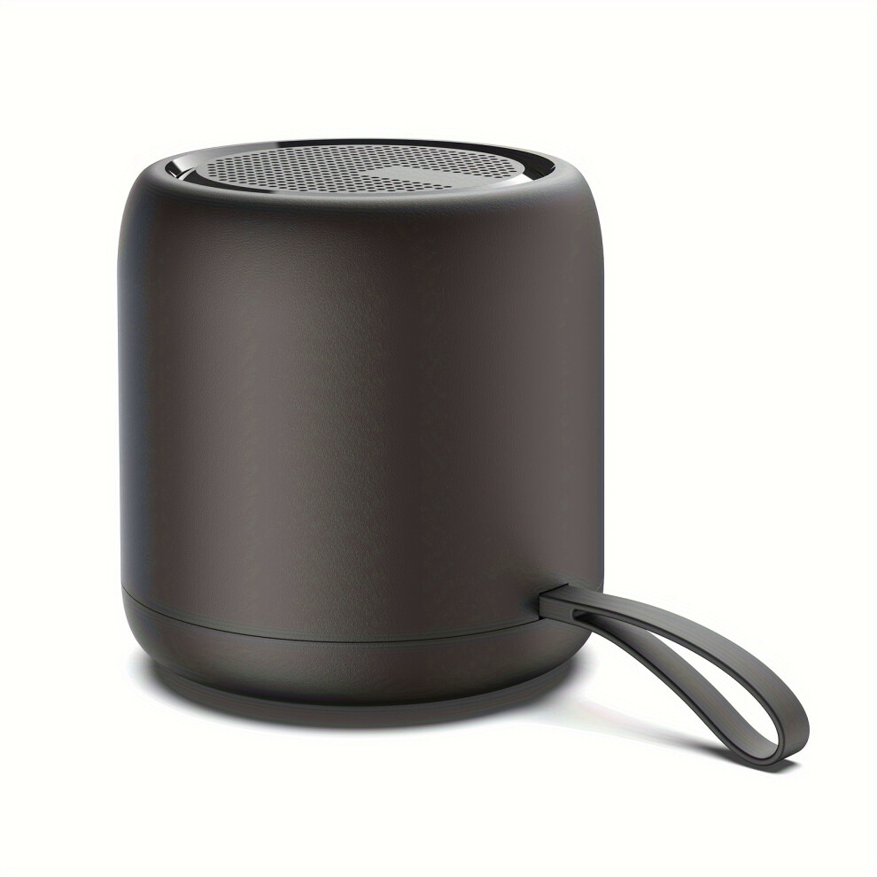 (Black) Tragbarer kabelloser Lautsprecher, kabellose Verbindung für den Außenbereich, TWS Mini-Subwoofer, tragbar, Support-Anruf