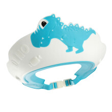Cute Dinosaur Kids Shampoo Cap, 22x21cm, Soft & Portable Blue