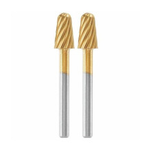 Set of 2 Dremel Max 117 high-durability high-speed steel cutters - ø 6.4mm round tip