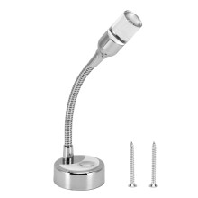 Wall Mounted Reading Lights LED Desk Lamp Adjustable Lighting Touch Dimmable Flexible Gooseneck Daylight Working Light Aluminum Alloy Construction