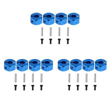 3X RC Aluminum 7.0 Wheel Hex 12mm Drive with Pins Screws 4P HSP HPI Ca