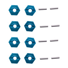 2 Satz / 8 StüCke Metall Sechskant Set für 12428 12423 1/12 Geschwindigkeit Rc Auto Feiyue Fy-01/02/03/04/05 Upgrade Teile