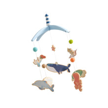 Baby Crib Mobile Nursery Decor Hanging Wind Chime for Baby Boys Girls