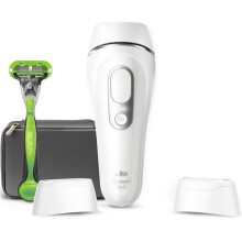 Epilador a luz pulsada - BRAUN - IPL PL5145 - Branco, verde e preto