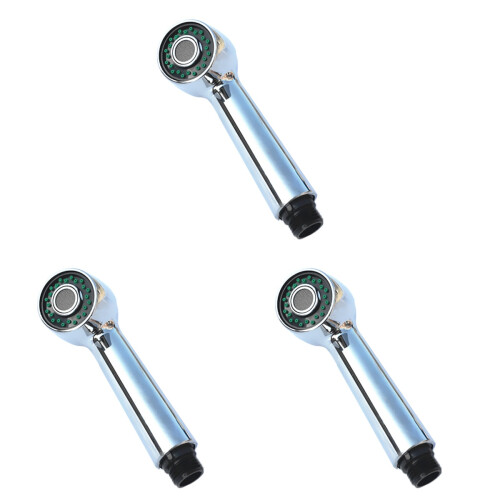 3Pcs Silver Basin Shower Head Faucet Sprinkler Easy Install Kitchen 1