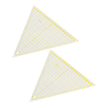 10Stk Acrylfarbene Patchwork-Schneidelineale Ideal Für DIY Nähprojekte