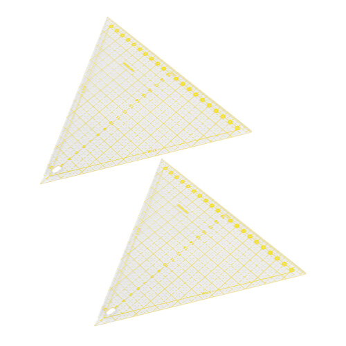 10Stk Acrylfarbene Patchwork-Schneidelineale Ideal Für DIY Nähprojekte