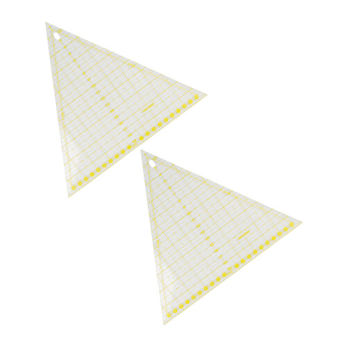 10Stk Acrylfarbene Patchwork-Schneidelineale Ideal Für DIY Nähprojekte 2