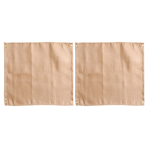 4Stk Khaki Feuerfeste Isolation Glasfaser Grill Camping