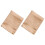 4Stk Khaki Feuerfeste Isolation Glasfaser Grill Camping 11