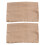 4Stk Khaki Feuerfeste Isolation Glasfaser Grill Camping 9