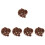 5Sets Brown DIY Static Grass Turf for Crafting and Terrarium Use 7
