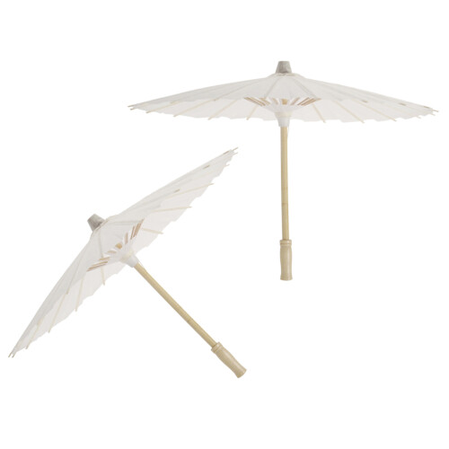4Pièces Ombrelles Blanches Décoratives Pour Cérémonies Et Fêtes