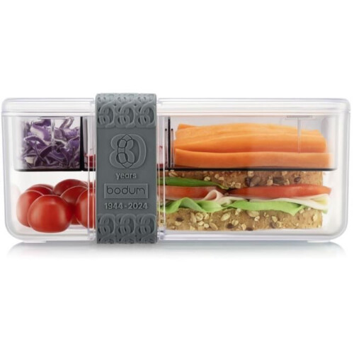 Bodum Lunchbox mit Fächern - BODUM - Bistro - Besteck - Grau