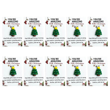 (A) 10PCS Little Pocket Christmas Card