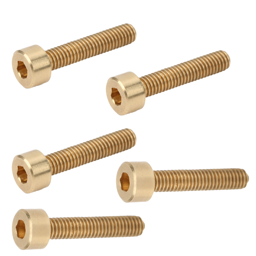 50Pcs Copper Cap Hex Socket Screws M4x20 Hardware Fasteners Industrial Tools 7611379271682