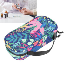 Travel Insulin Cooler Case with Ice Pack – Tropical Rainforest Pattern