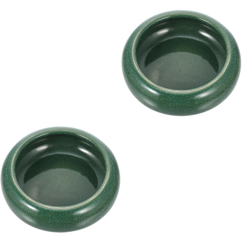 2Stk Tuschebehälter Grün Design Für Schreibpinsel 2