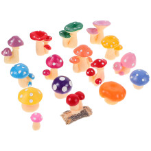 160St Miniatuur Paddenstoelen Kleurrijk Resin Decoratie