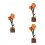 3Stk DIY Holztulpen Blumenbastelset Multicolor 3D Puzzle 6