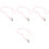 4Stk Nylon Handschlaufe Pink Für Mit Ergonomie 6