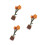 3Stk DIY Holztulpen Blumenbastelset Multicolor 3D Puzzle 4