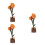 3Stk DIY Holztulpen Blumenbastelset Multicolor 3D Puzzle 5