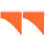 2Sets Pädagogische Panflöte C Ton ABS Material 16-Loch Orange 4