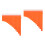 2Sets Pädagogische Panflöte C Ton ABS Material 16-Loch Orange 6