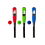 Franklin MLB 24" Oversized Foam Bat And Ball Assorted Colour 1